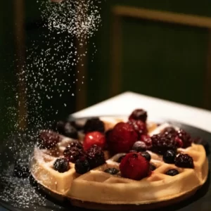 Make Pancakes & We'll Reveal Which Circular Food You Are Quiz Powdered sugar