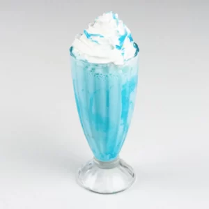 Enjoy Rainbow Breakfast & I'll Guess Age Food Quiz Blue Heaven milkshake