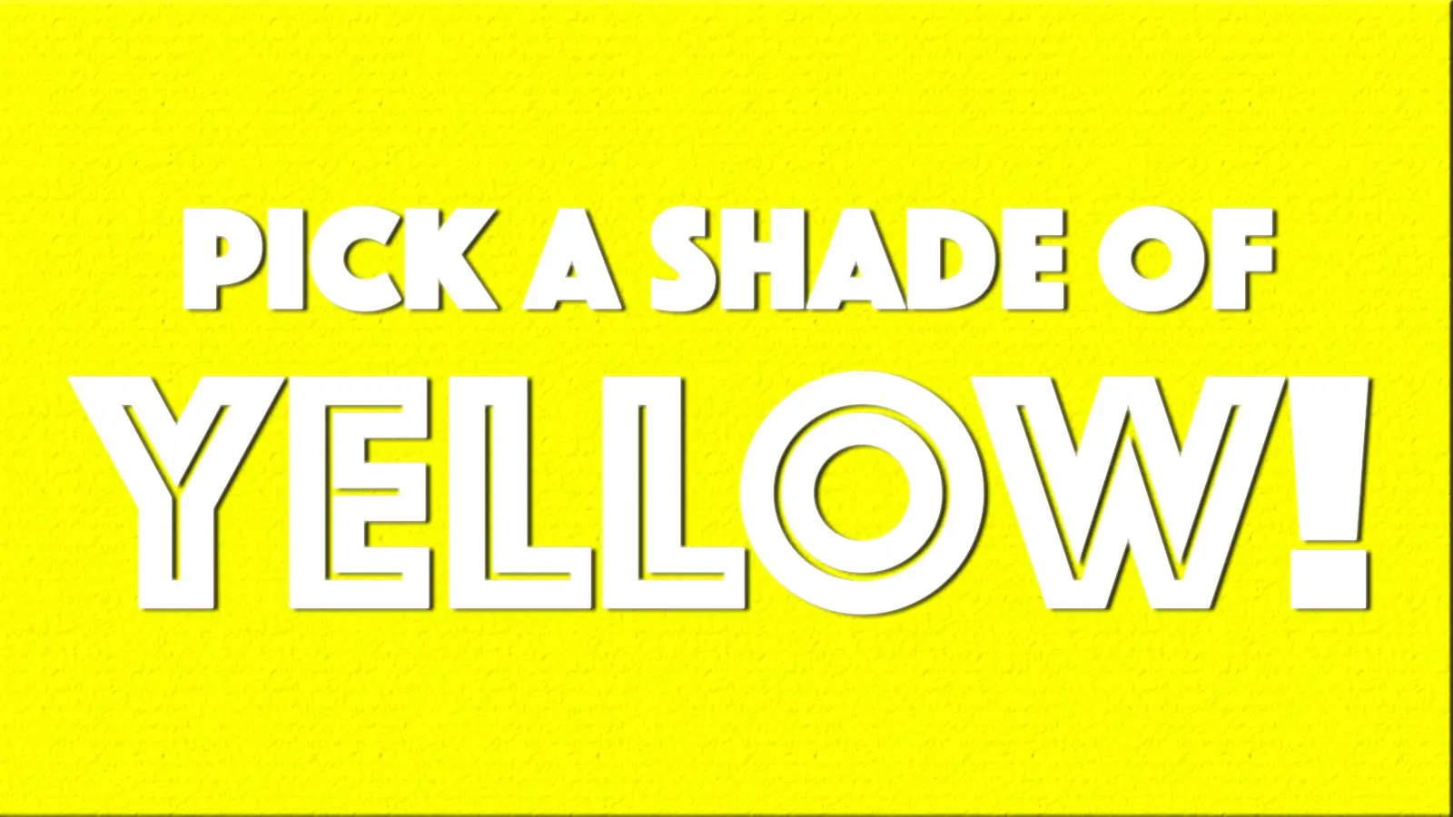 Pick Shade From Each Color To Know Something About Yourโฆ Quiz YELLOW1
