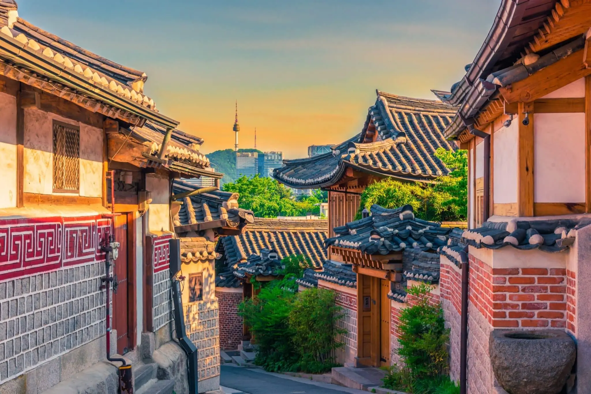 Bukchon Hanok Village, Seoul, South Korea