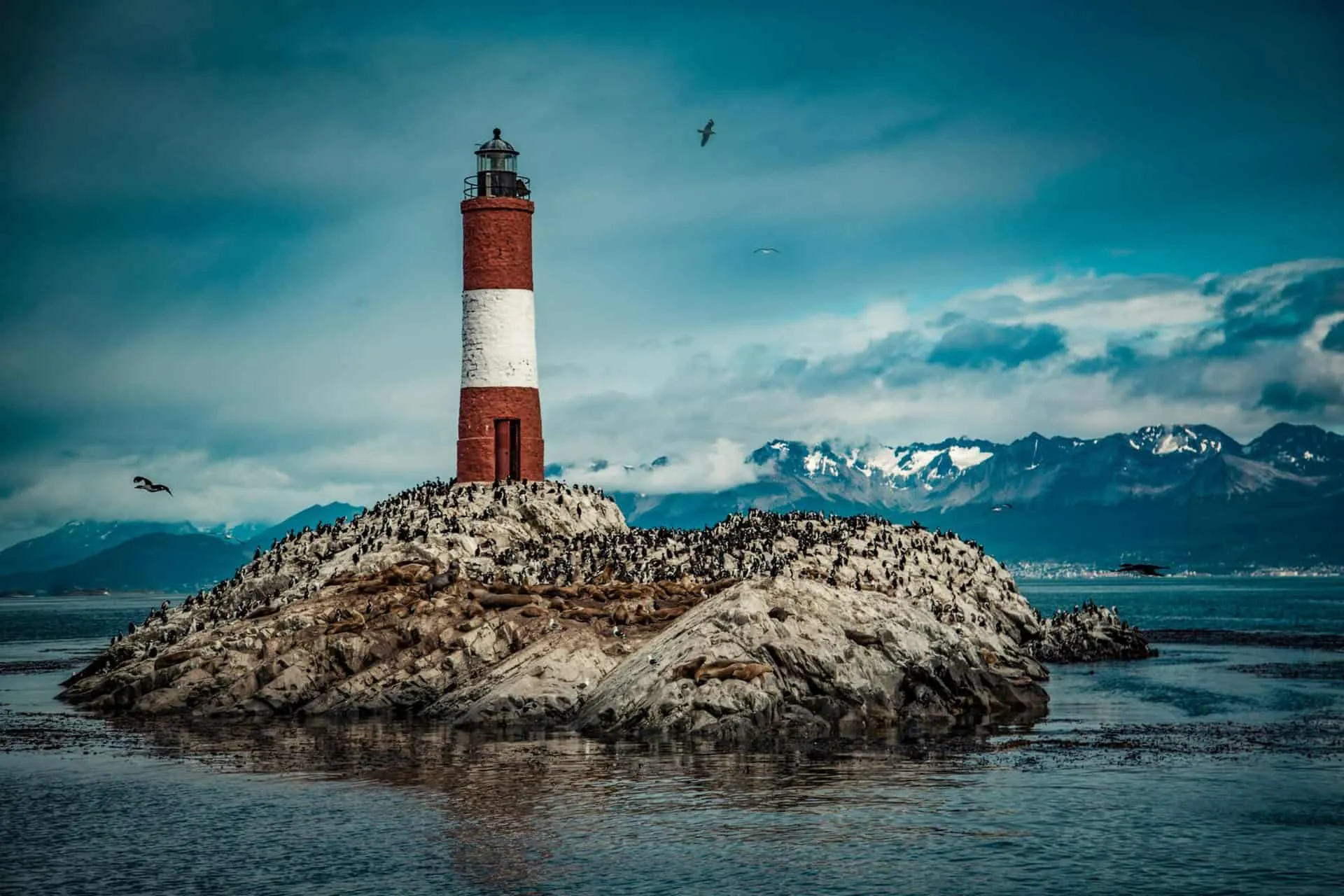 Lighthouse in Ushuaia, Argentina