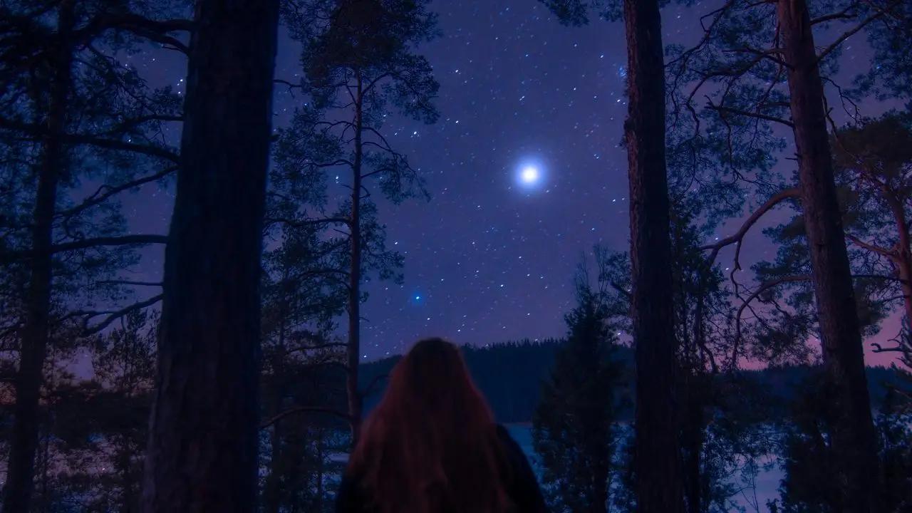 Stargazing night sky stars