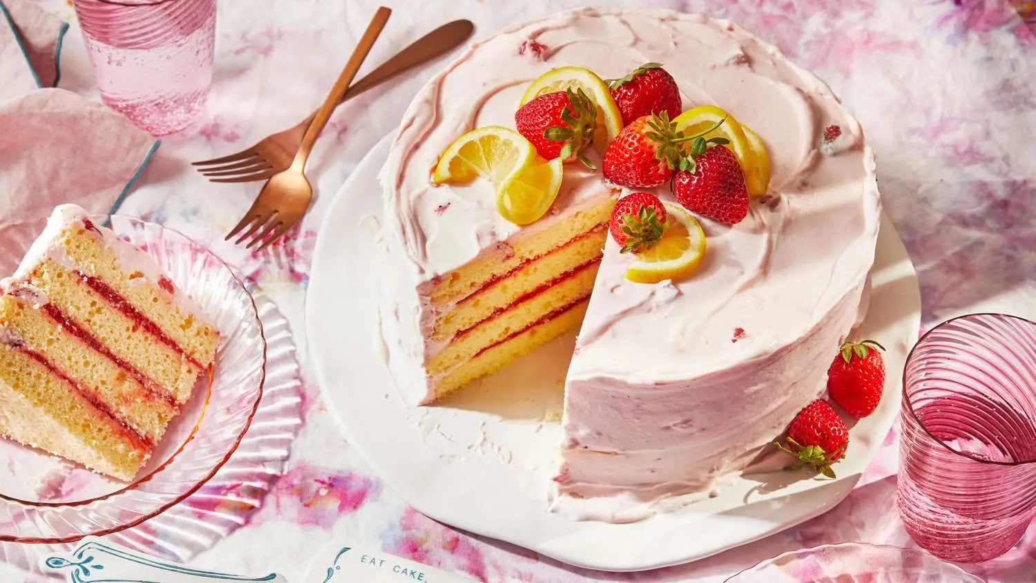 Your Dessert Choices Will Reveal What Type Of Fries You Are Quiz Strawberry lemonade cake