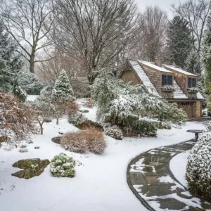 Plan Cozy Snow Day To Know Which Winter Comfort Food Yo… Quiz Snowy backyard