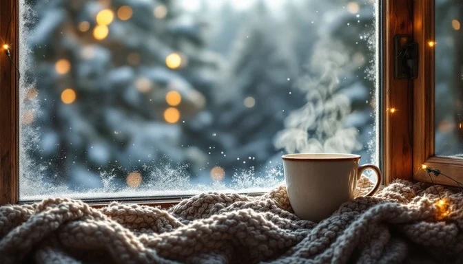 Plan Cozy Snow Day To Know Which Winter Comfort Food Yo… Quiz Cozy winter window view