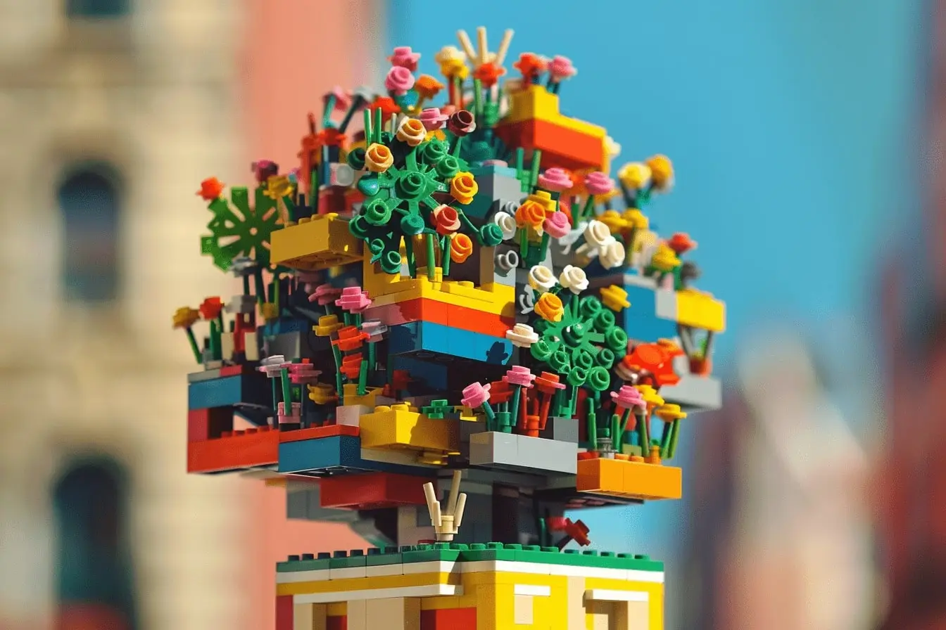 LEGO building