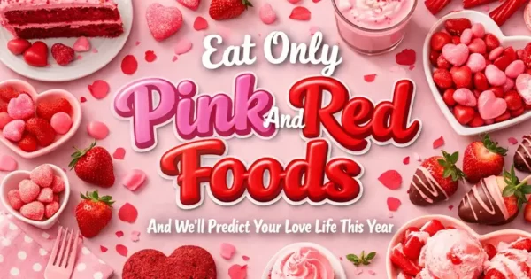 Eat Only Red & Pink Foods & I'll Predict Your Love Life… Quiz