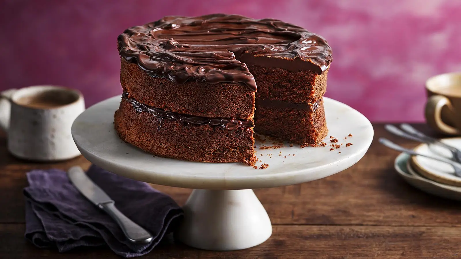 British Dessert Identification Quiz Chocolate fudge cake