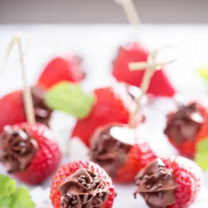 Pick Strawberry Treats To See What You'll Do This Spring Quiz Nutella-stuffed strawberries
