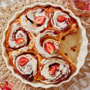 Pick Strawberry Treats To See What You'll Do This Spring Quiz Strawberry cinnamon rolls