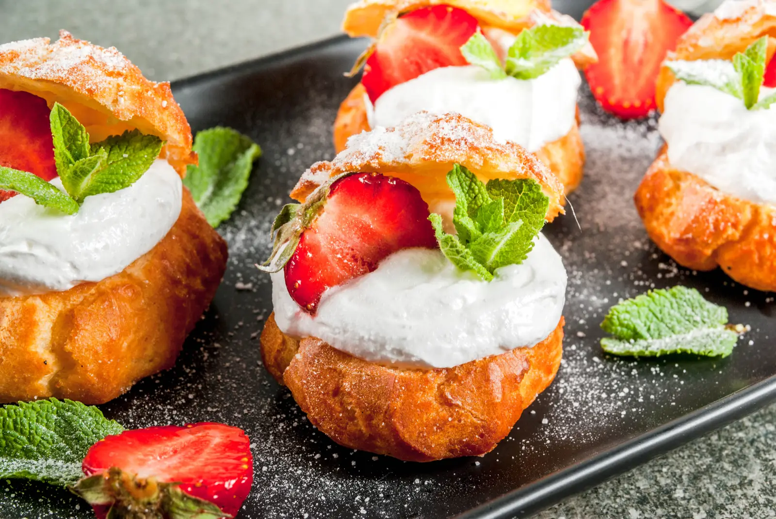 Pick Strawberry Treats To See What You'll Do This Spring Quiz Strawberry puffs