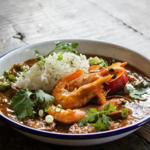 Pick A To Z Foods & I'll Guess Relationship Status Quiz Étouffée (Cajun shrimp with rice)