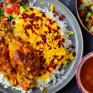 Pick A To Z Foods & I'll Guess Relationship Status Quiz Zereshk polo (Persian barberry rice)