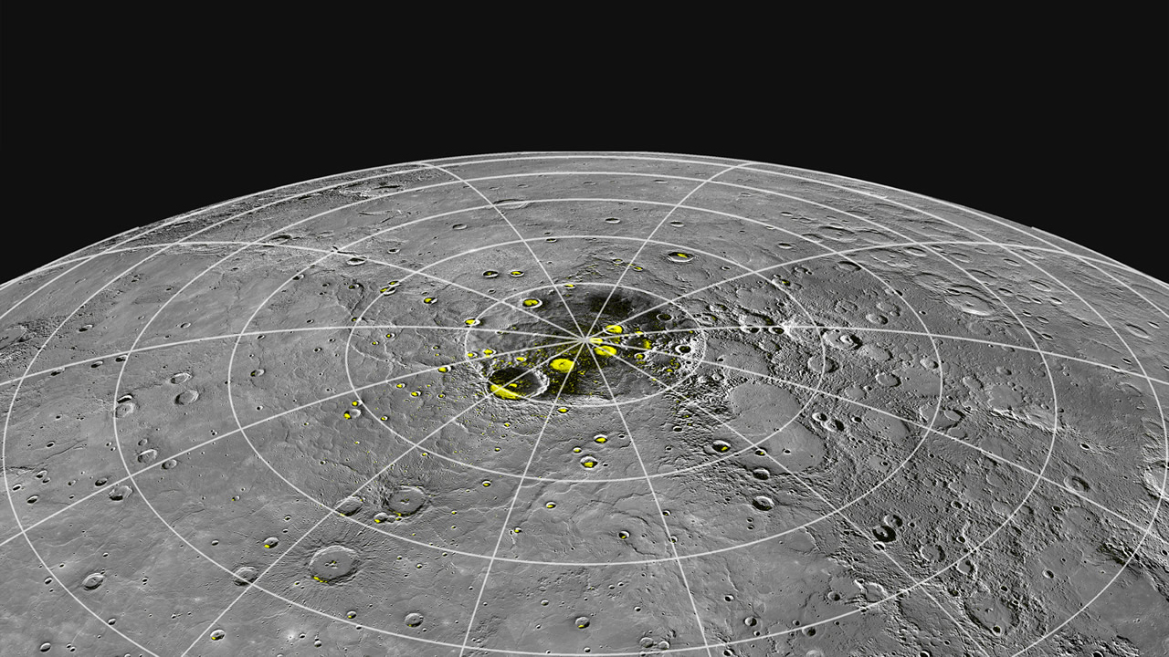 Mercury Quiz Mercury's poles