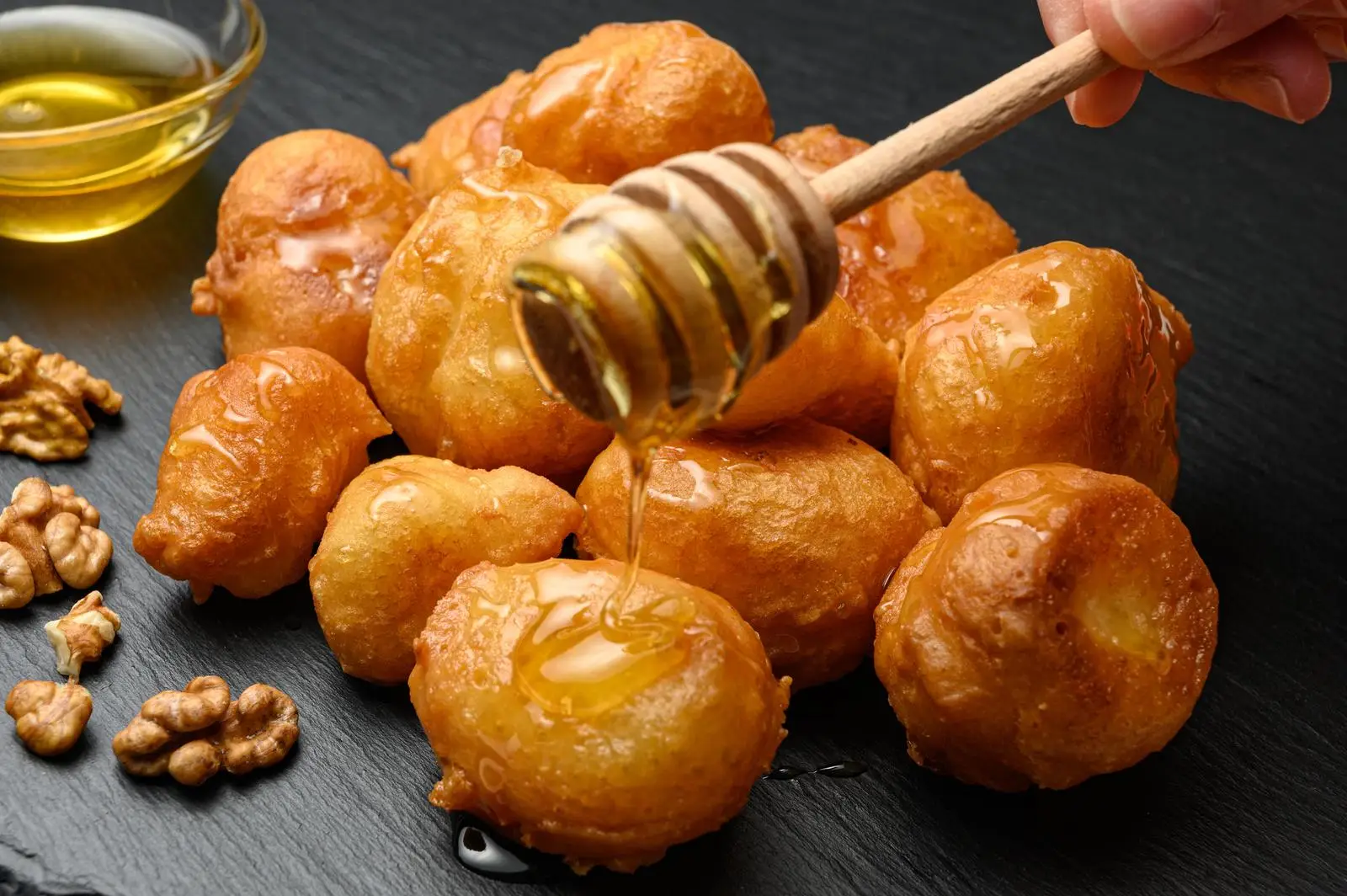 Eat A Fried Food Buffet & We'll Guess Your Age Quiz Loukoumades