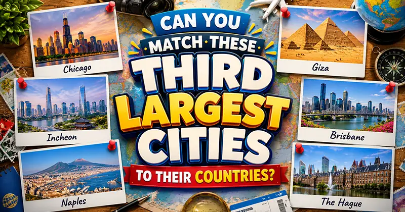 Third Largest Cities Quiz